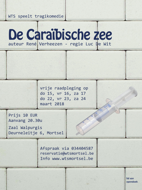 Toneel “De Caraïbische zee”, een tragikomedie